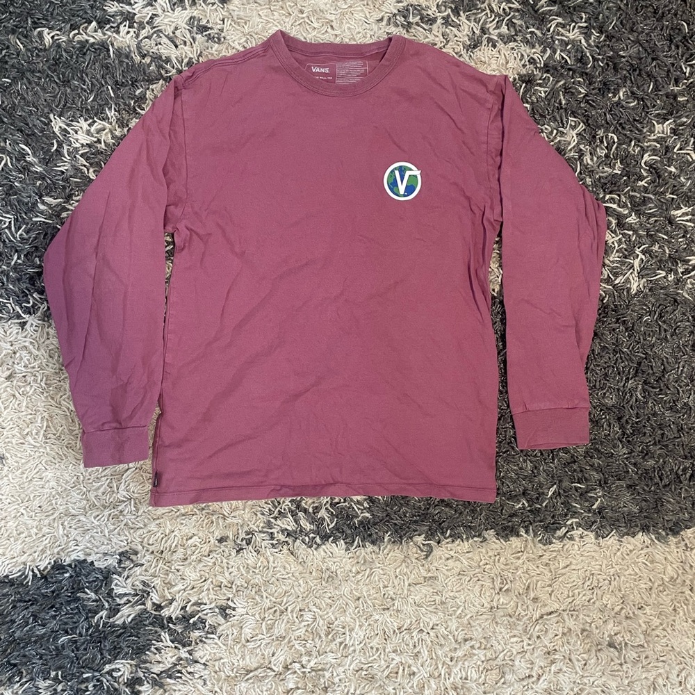 Vans long sleeve tee shirt size medium